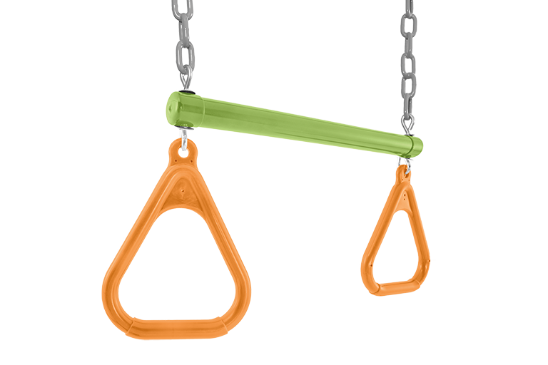 Trapez šipka sa gimnastičkim prstenovima